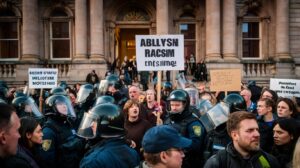 Ballymena violence racism